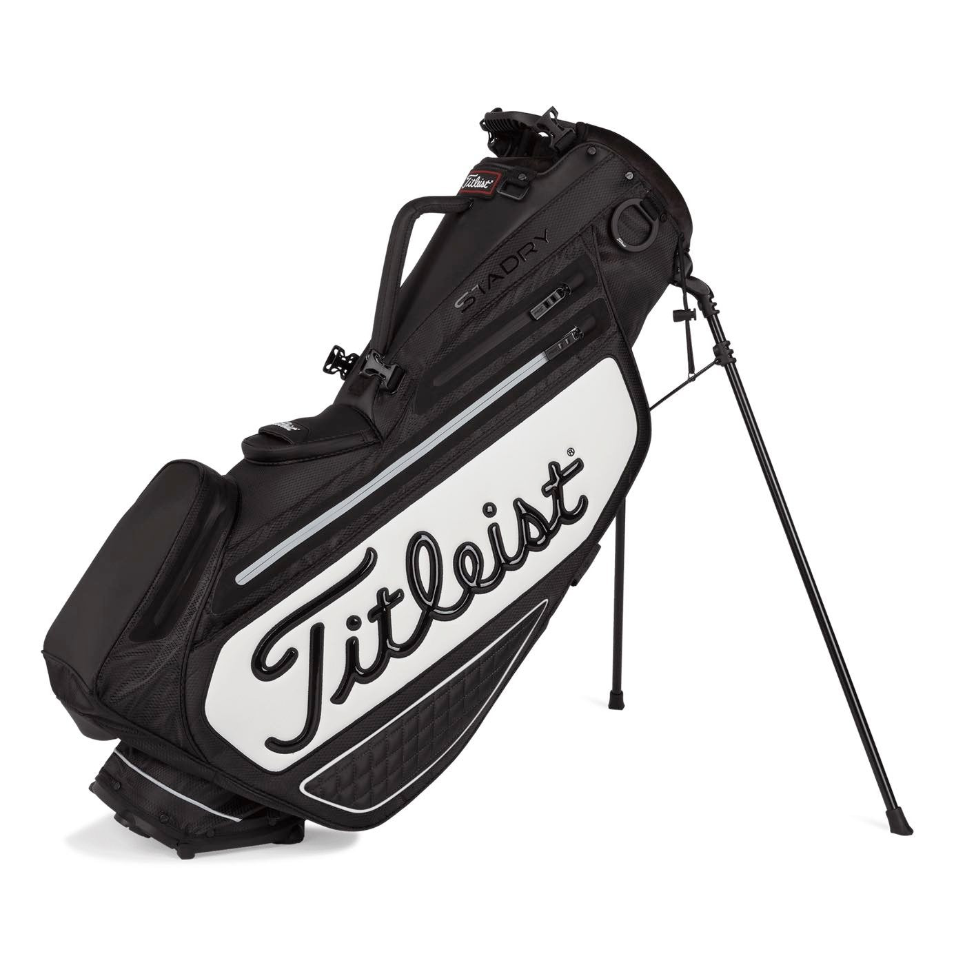 Titleist Tour Series Premium StaDry Stand Bag Black / White