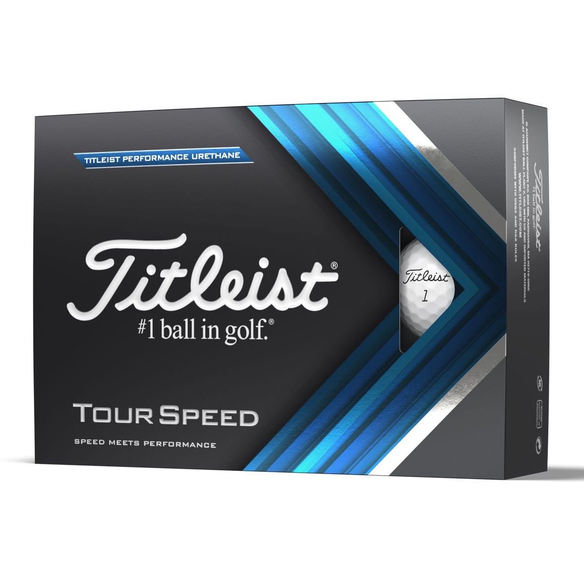 Titleist Tour Speed Golf Balls 2022 - White