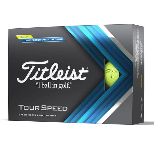 Titleist Tour Speed Golf Balls 2022 - Yellow