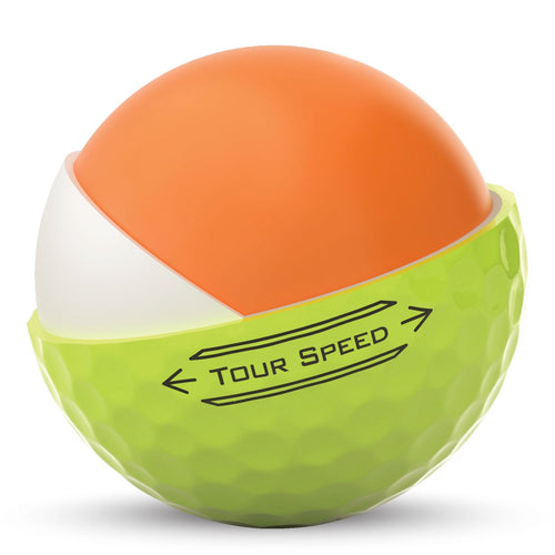 Titleist Tour Speed Golf Balls 2022 - Yellow