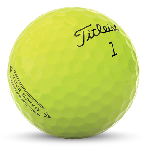 Titleist Tour Speed Golf Balls 2022 - Yellow