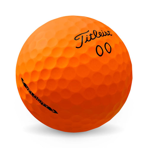 Titleist Velocity Golf Balls 2022 - Matte Orange