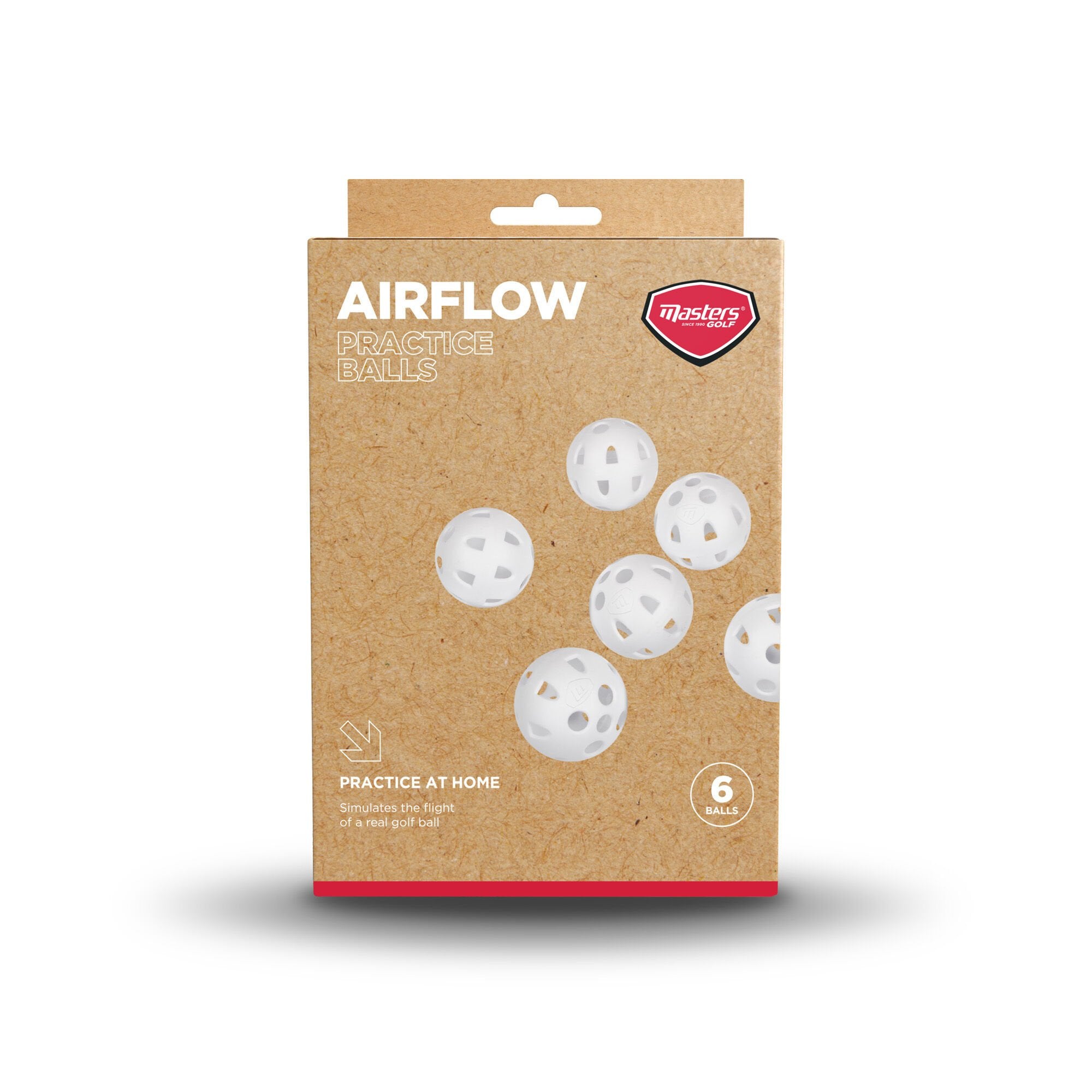 Airflow Practice Balls - Pack of 6 - White