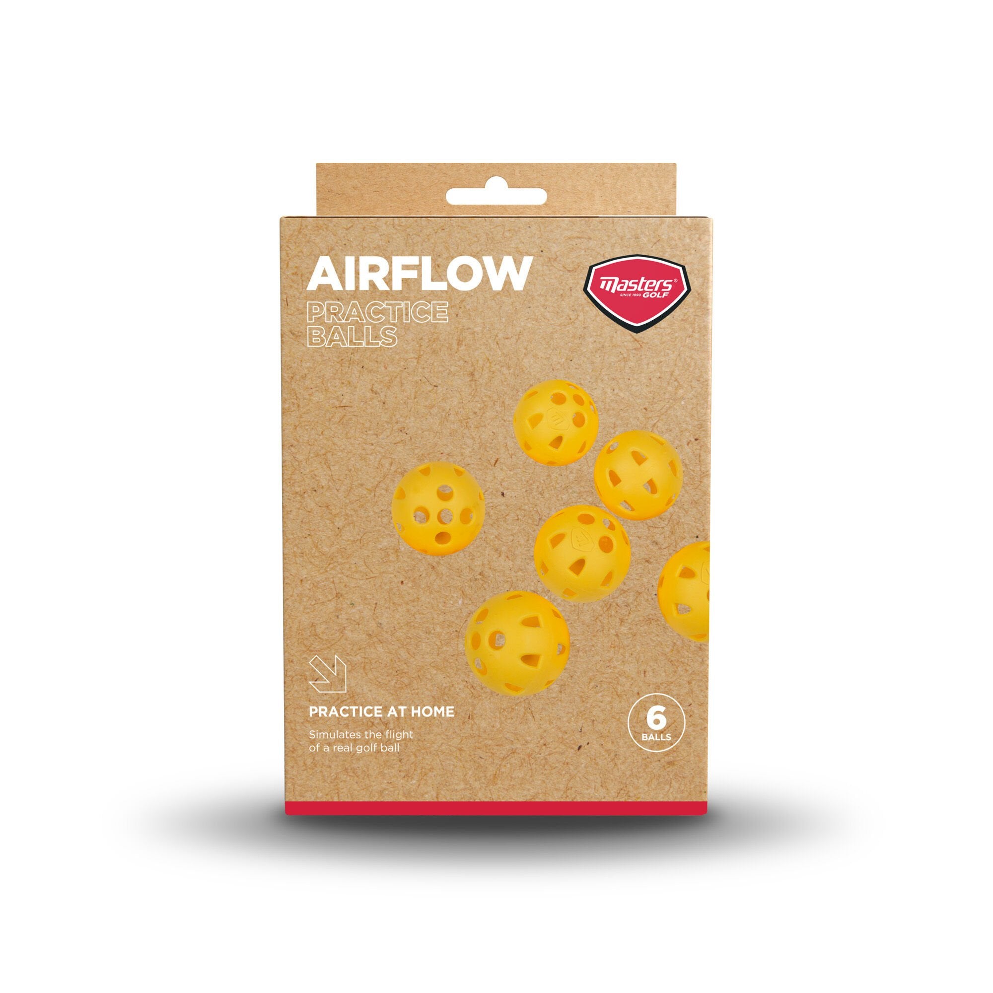 Airflow Practice Balls - Pack of 6 - Yellow