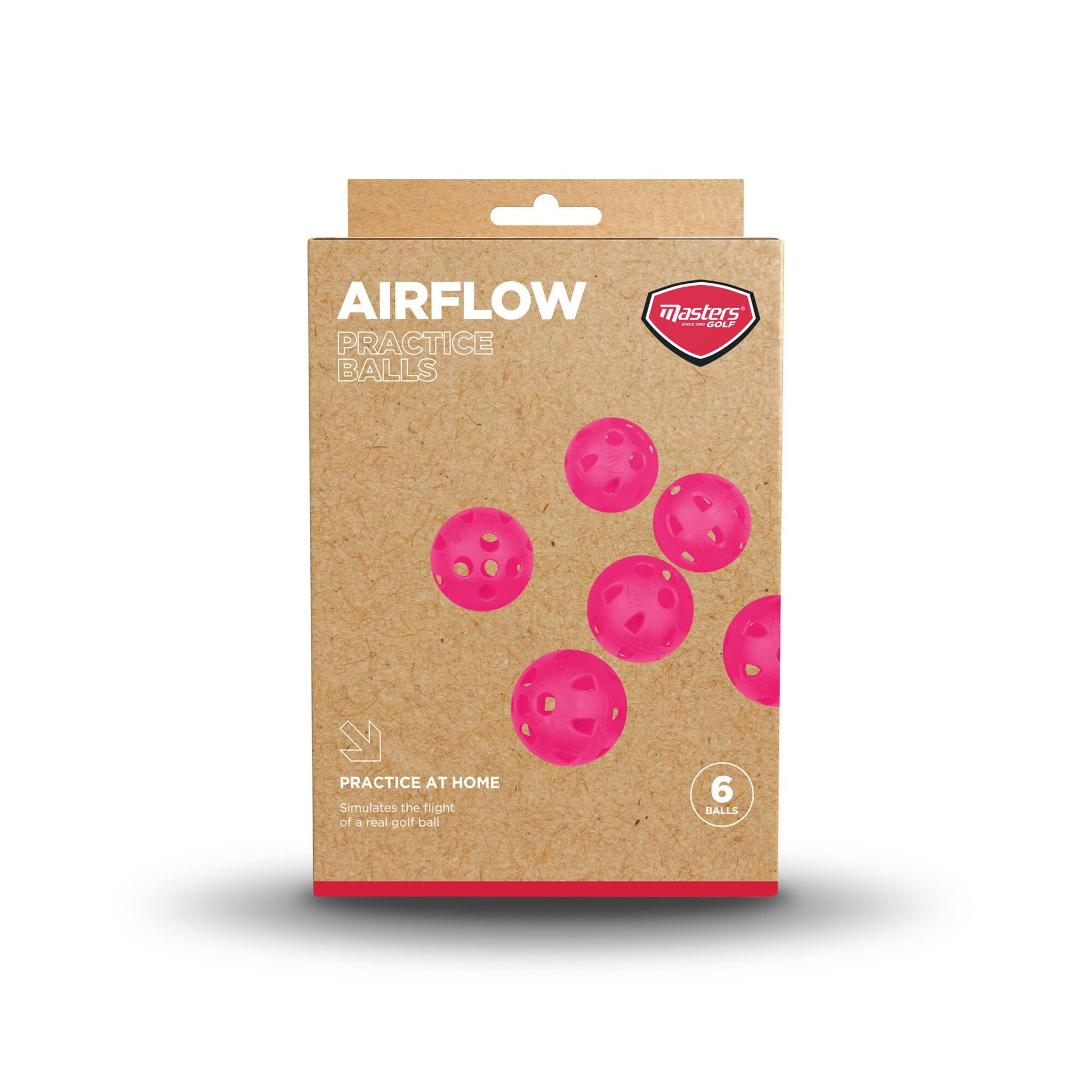 Airflow Practice Balls - Pack of 6 - Pink