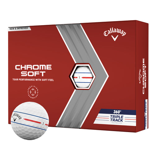 Callaway Chrome Soft Triple Track 360 Limited Edition Golf Balls - One Dozen