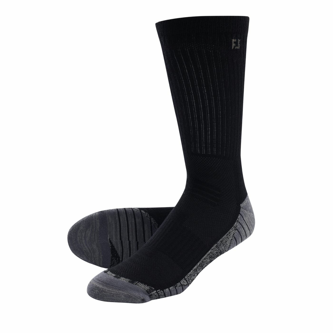 FootJoy Mens Techsof Tour Crew Sock Black