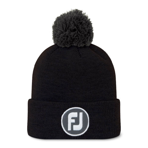 FootJoy Solid Pom Pom Beanie Hat AW22