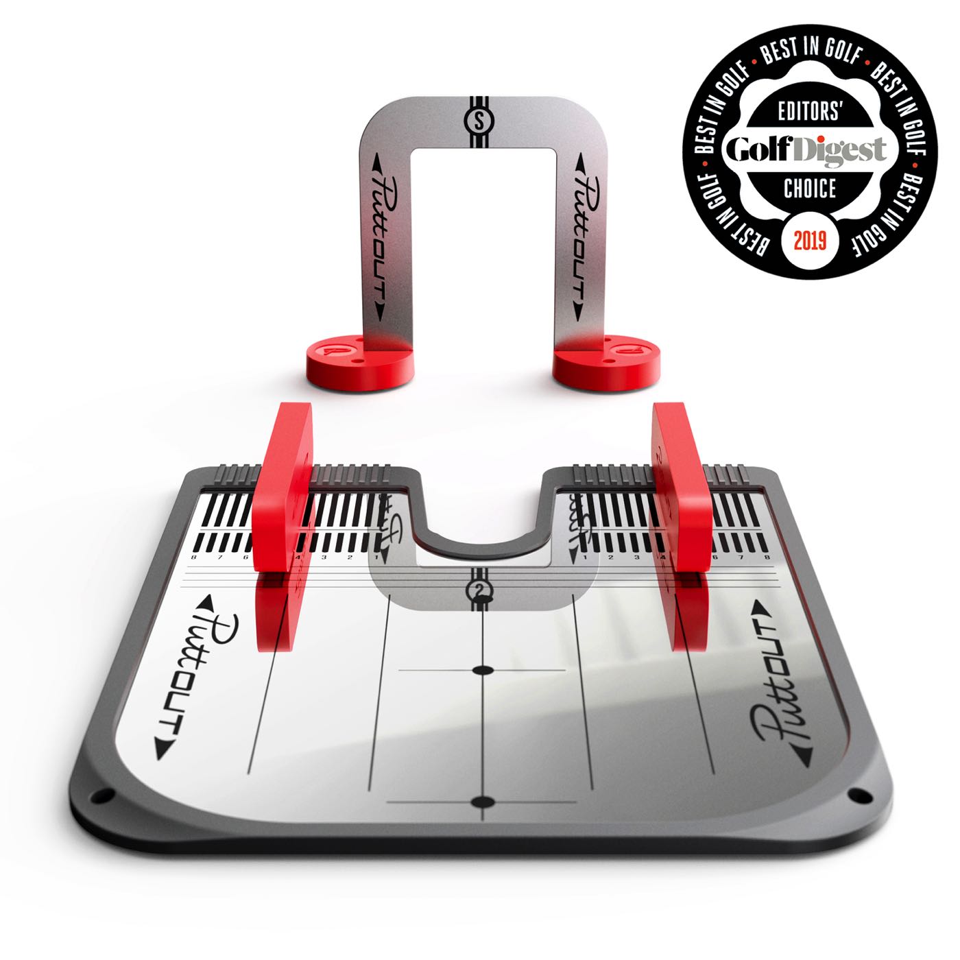 PuttOut Putting Mirror and Gate Golf Training Aid