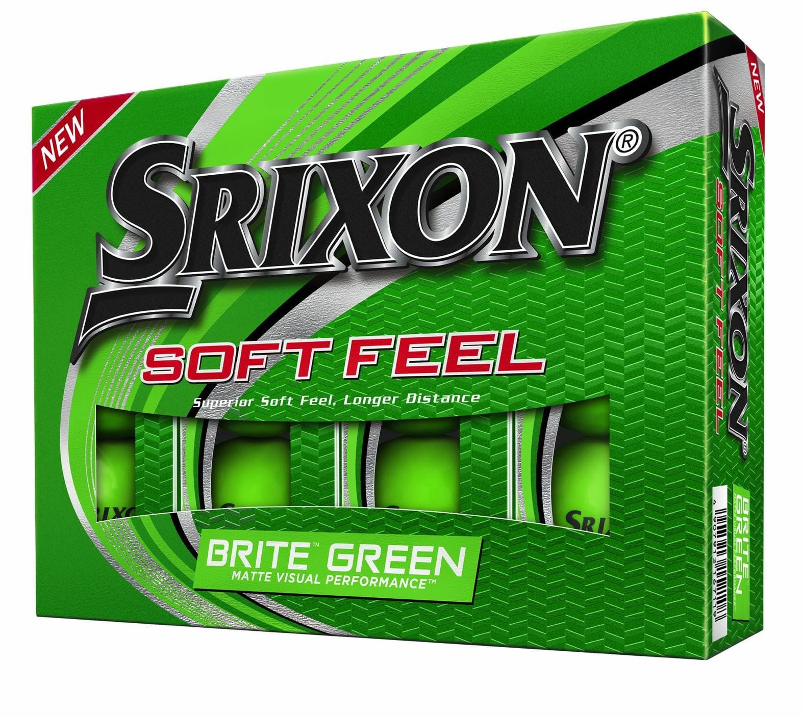 Srixon Soft Feel Golf Balls - Brite Green