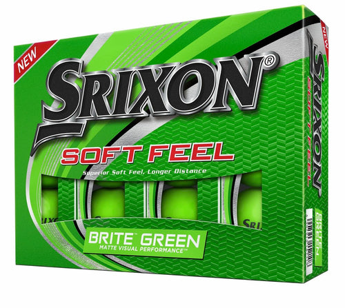 Srixon Soft Feel Golf Balls - Brite Green