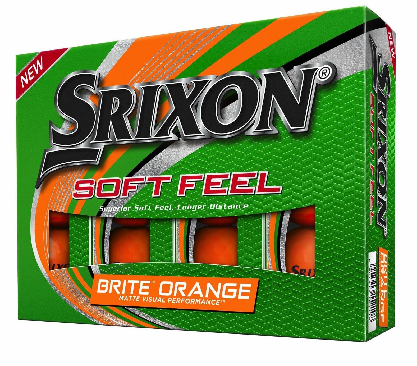 Srixon Soft Feel Golf Balls - Brite Orange