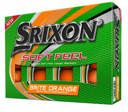 Srixon Soft Feel Golf Balls - Brite Orange