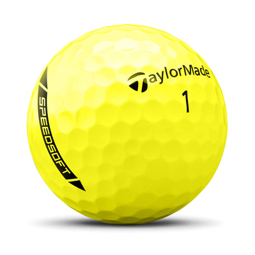 TaylorMade SpeedSoft Golf Balls Yellow