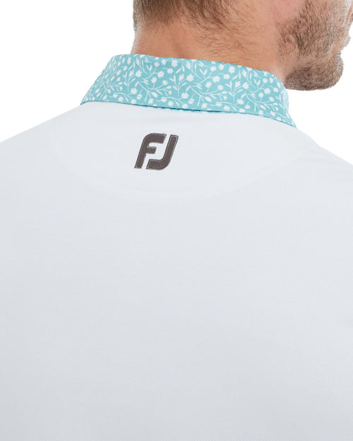 FootJoy Tossed Tulips Trim Golf Shirt SS23