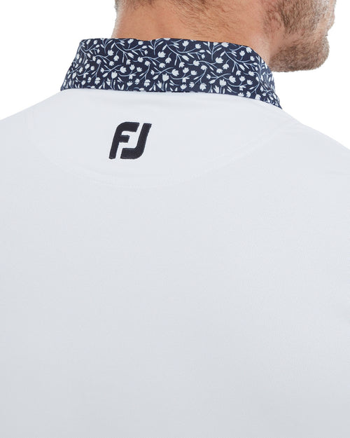 FootJoy Tossed Tulips Trim Golf Shirt SS23