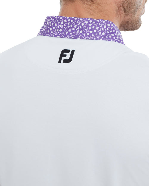 FootJoy Tossed Tulips Trim Golf Shirt SS23