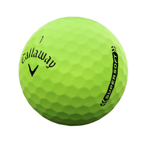 Callaway Supersoft Golf Balls 23 Green- One Dozen