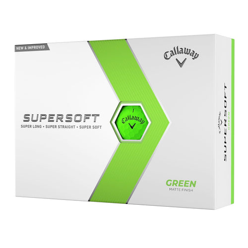 Callaway Supersoft Golf Balls 23 Green- One Dozen