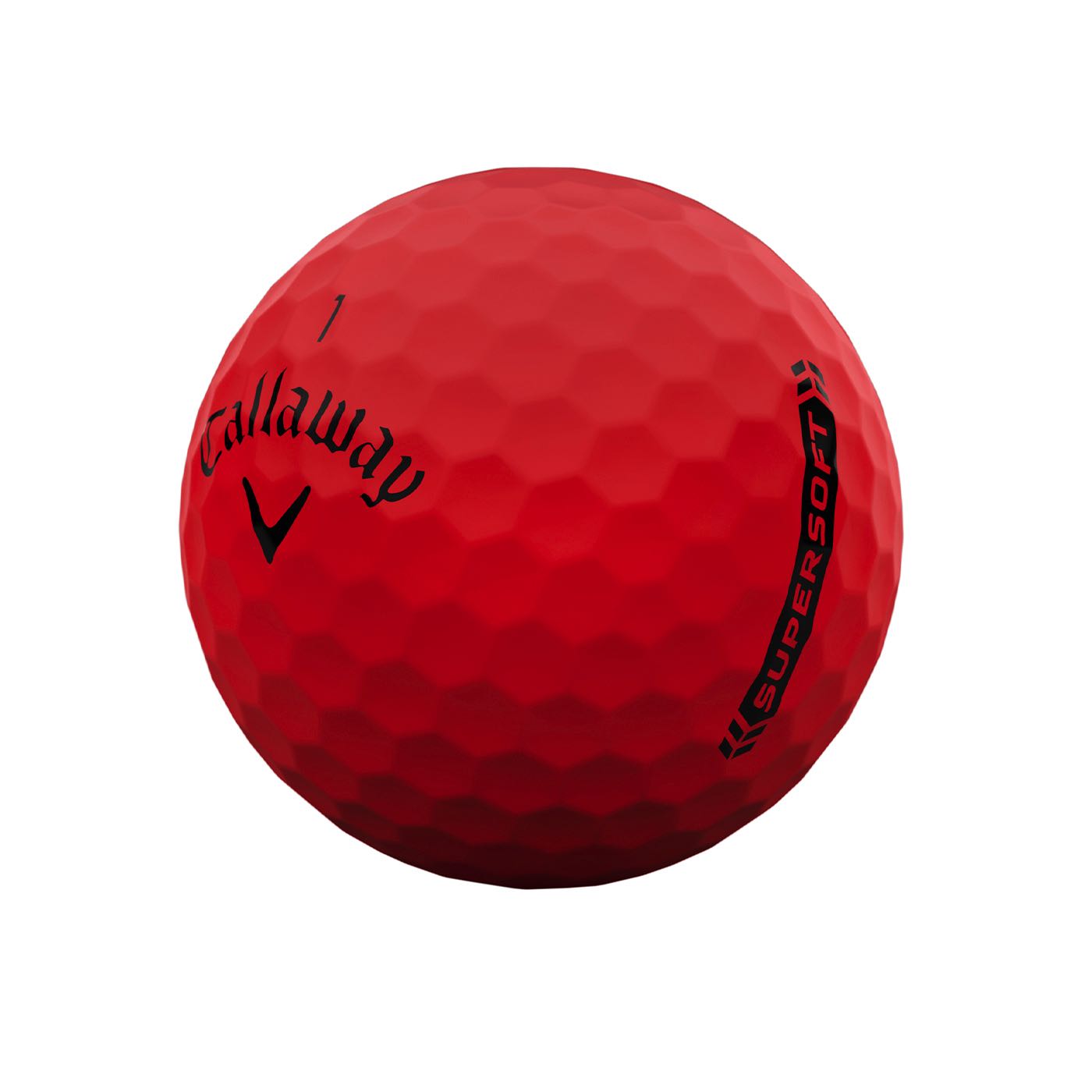 Callaway Supersoft Golf Balls 23 Red - One Dozen