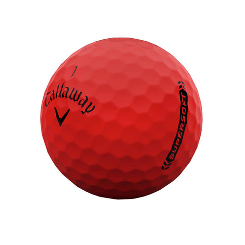 Callaway Supersoft Golf Balls 23 Red - One Dozen