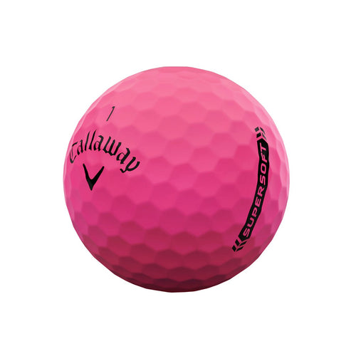 Callaway Supersoft Golf Balls 23 Pink - One Dozen