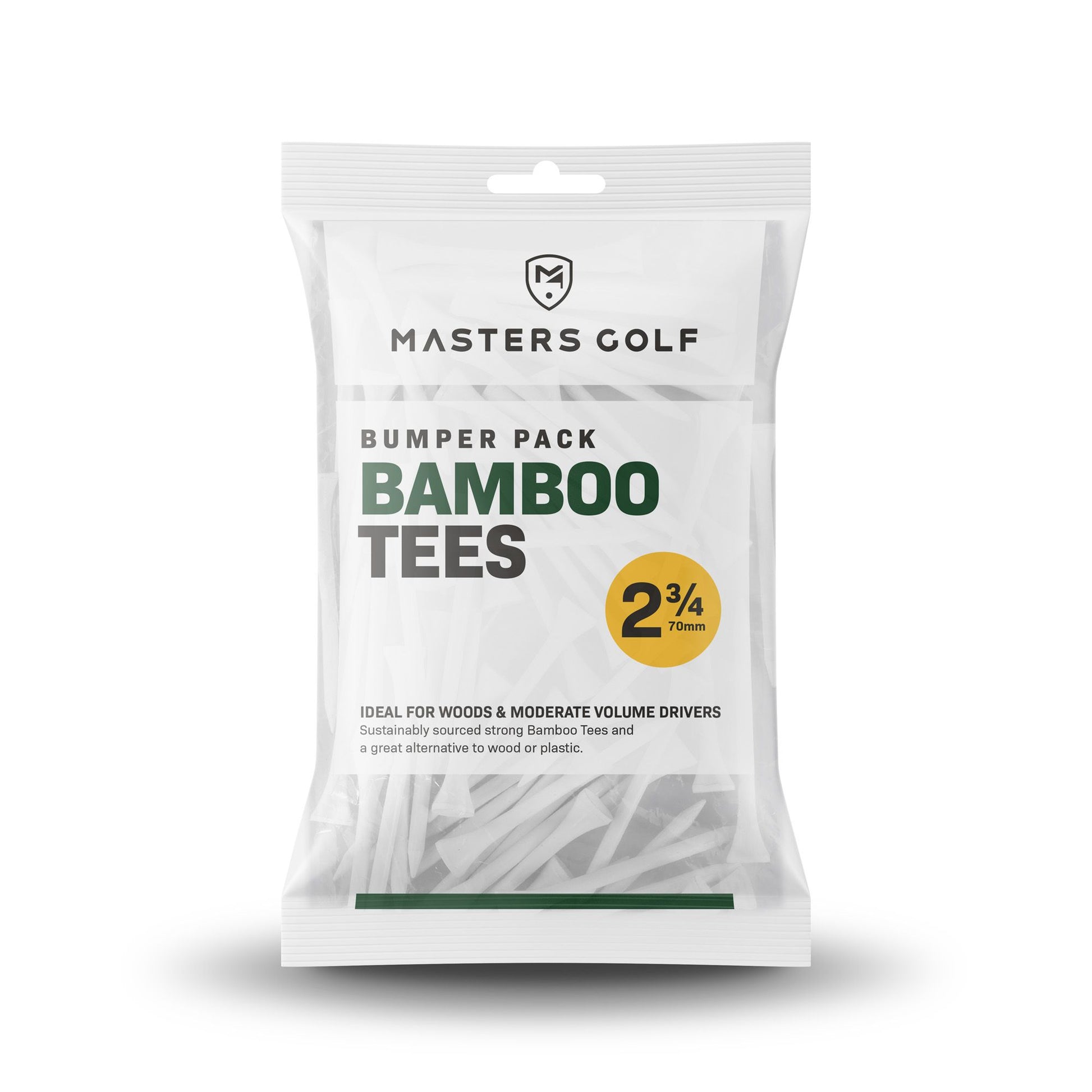 Masters Bamboo Golf Tees - Bumper Pack