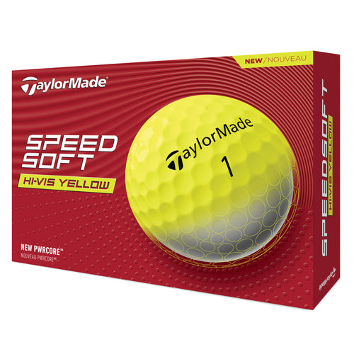 TaylorMade SpeedSoft Golf Balls Yellow