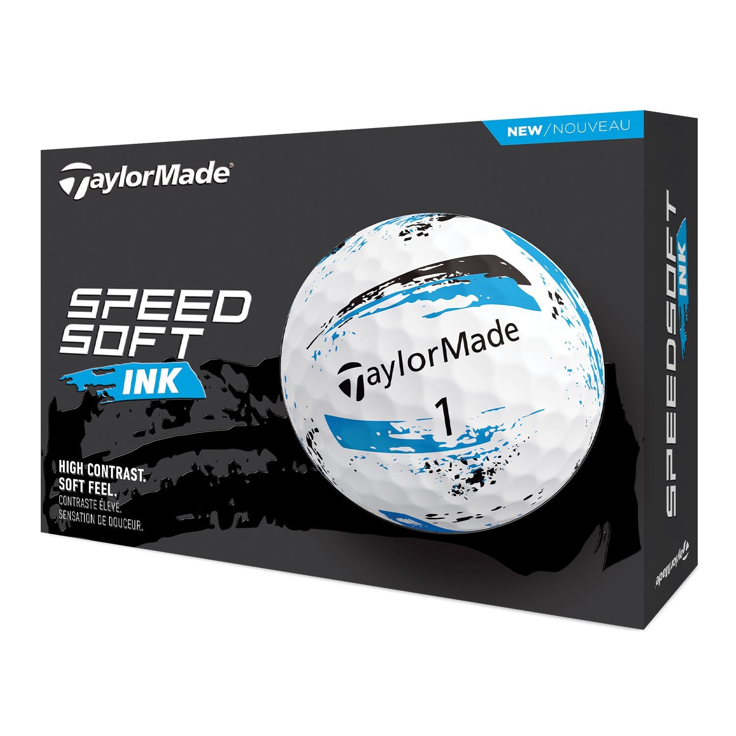 TaylorMade 2024 SpeedSoft Ink Golf Ball Blue