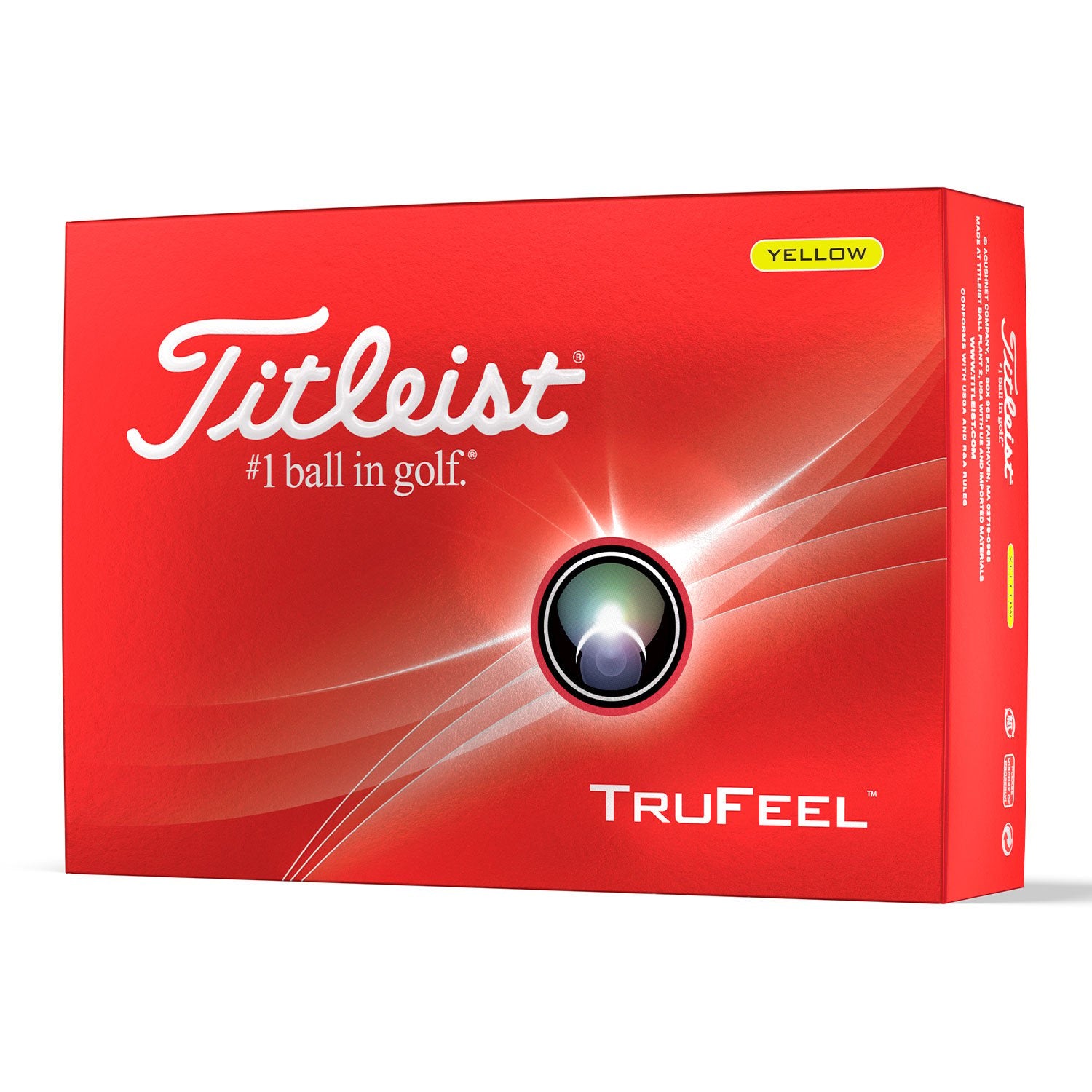 Titleist TruFeel 2024 Golf Balls - Yellow