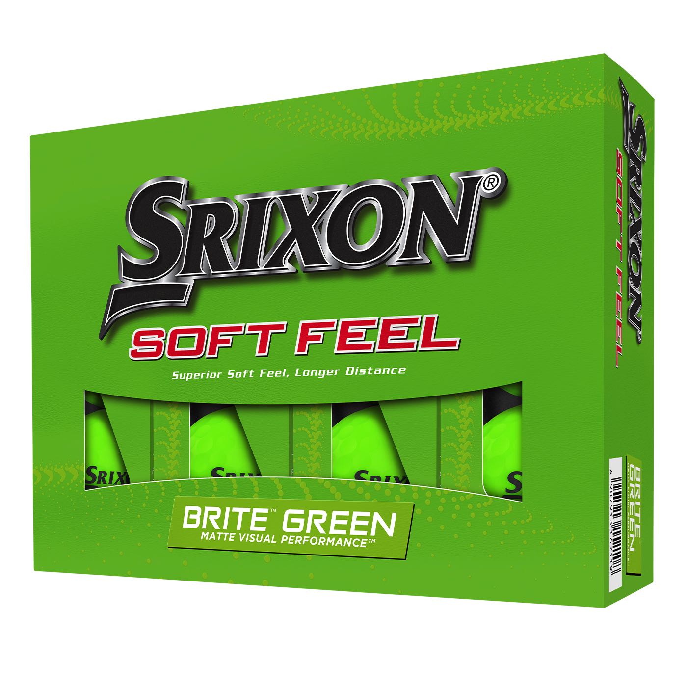 Srixon Soft Feel 2023 Golf Balls - Brite Green