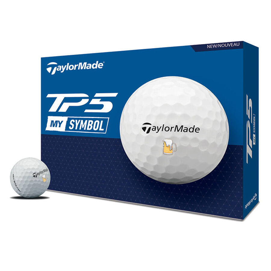 TaylorMade MySymbol TP5 Beer Golf Balls