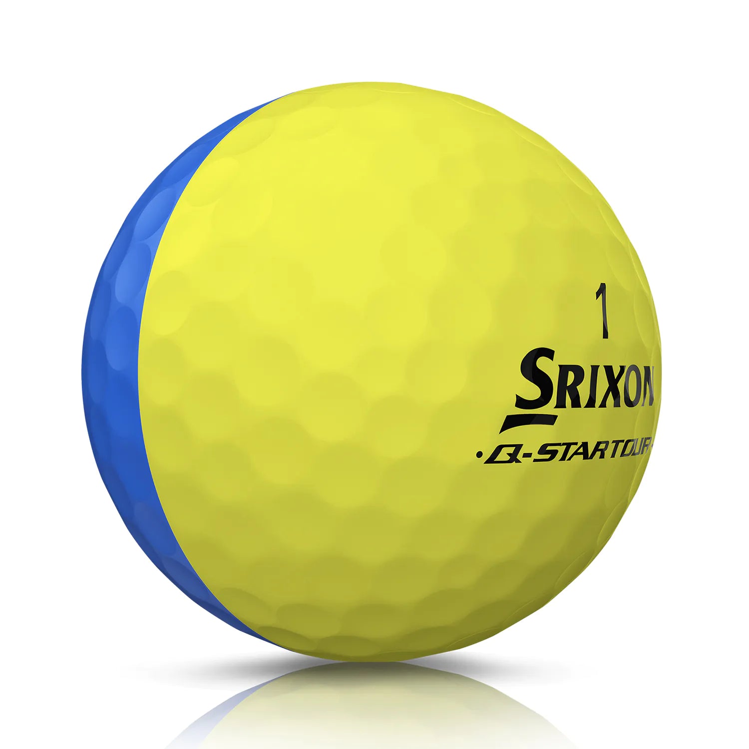 Srixon Q Star Tour Divide Golf Balls - Yellow / Blue