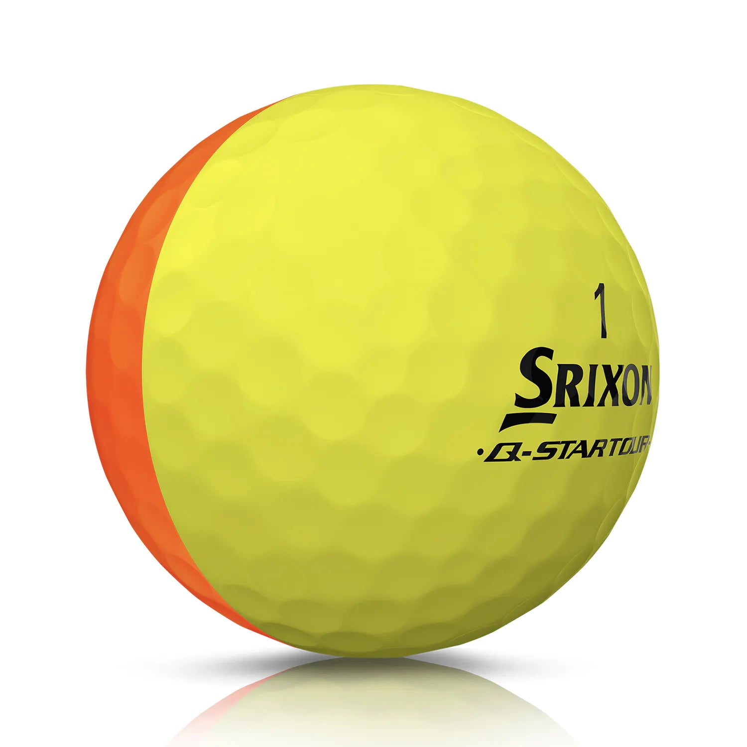 Srixon Q Star Tour Divide Golf Balls - Yellow / Orange