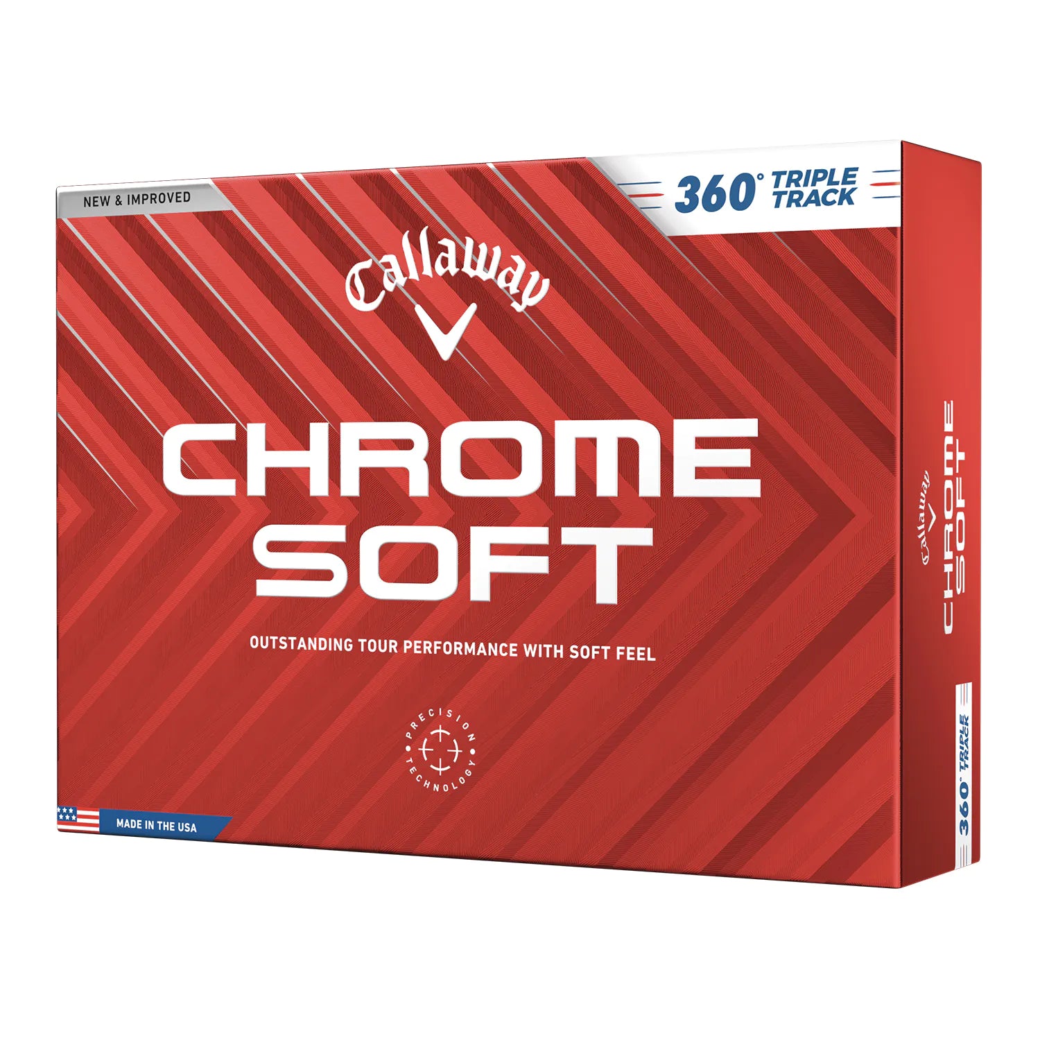 Callaway Chrome Soft Triple Track 2024 Golf Balls - White