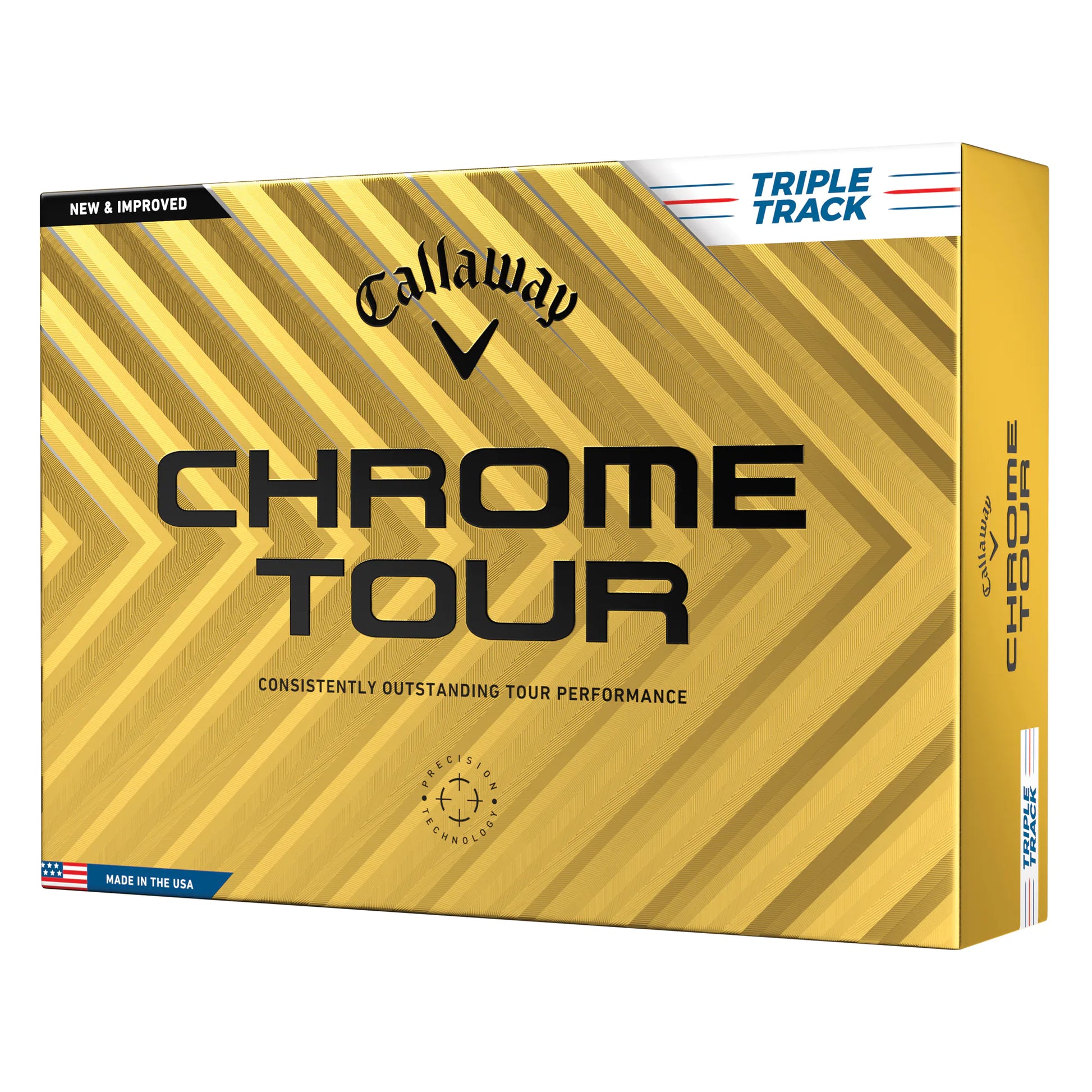 Callaway Chrome Tour Triple Track 2024 Golf Balls - White