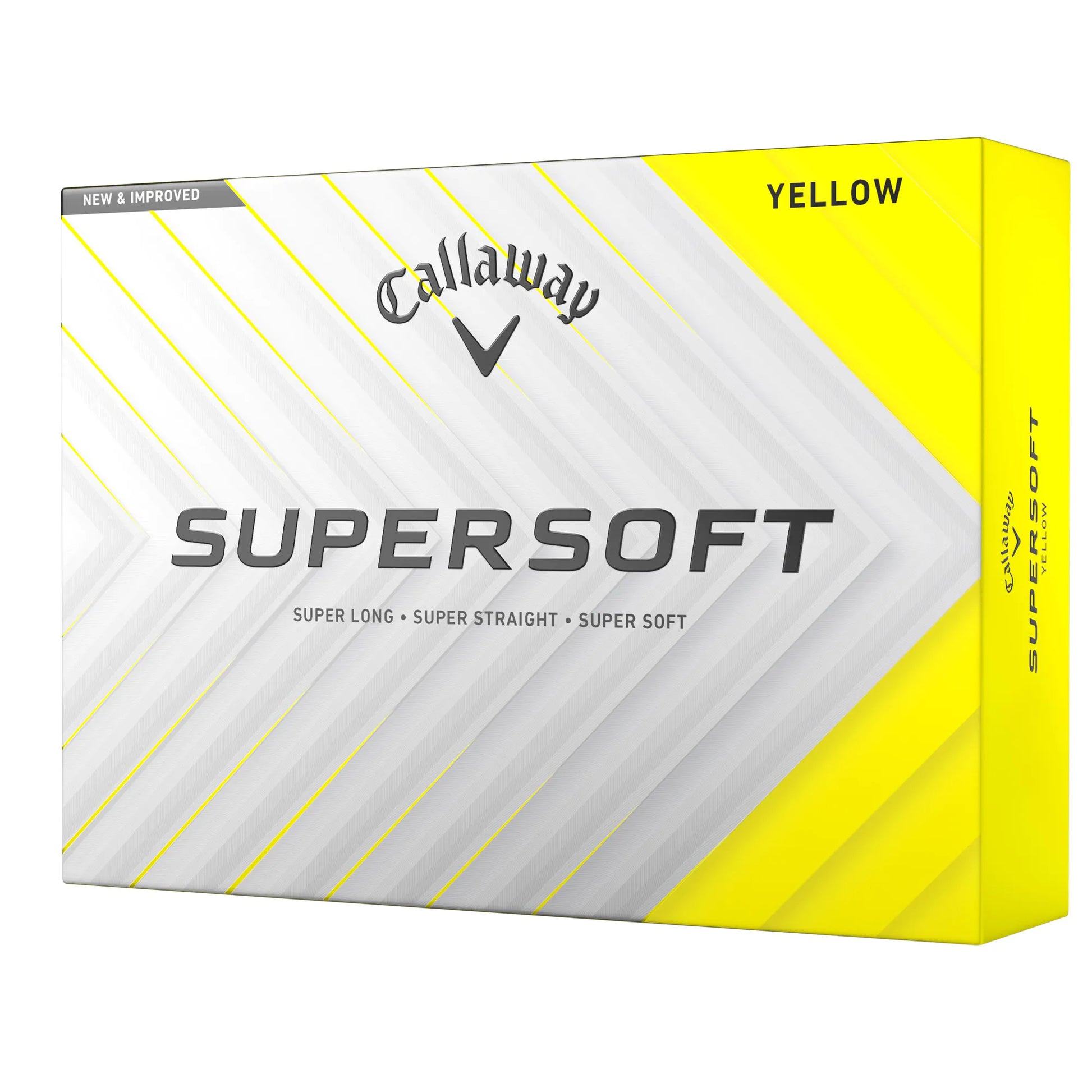 Callaway Supersoft 2025 Golf Balls - Yellow