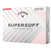 Callaway Supersoft Red Splatter 360 2025 Golf Balls - White