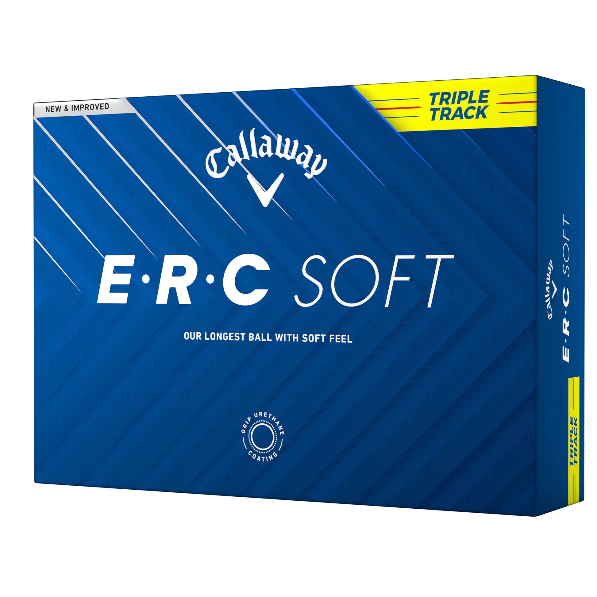 Callaway ERC Soft Triple Track Golf Balls - Yellow