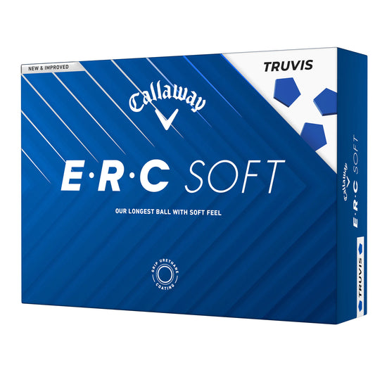 Callaway ERC Soft Truvis Golf Balls - White / Blue