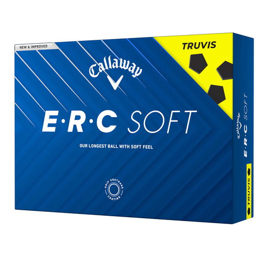 Callaway ERC Soft Truvis Golf Balls - Yellow / Black