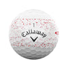 Callaway Supersoft Red Splatter 360 2025 Golf Balls - White