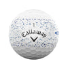 Callaway Supersoft Blue Splatter 360 2025 Golf Balls - White