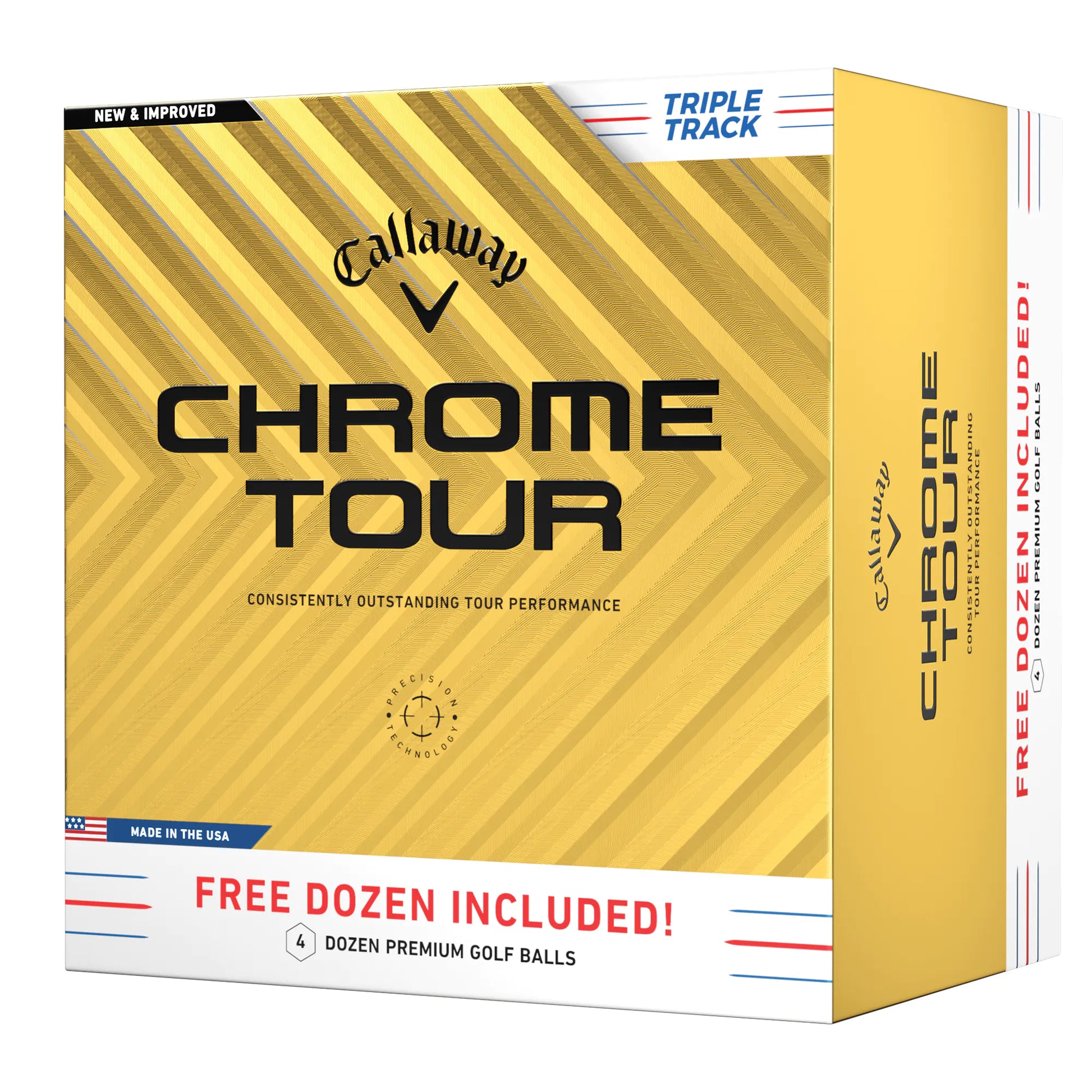 Callaway Chrome Tour 2024 Triple Track 4 For 3 Golf Balls - 4 Dozen