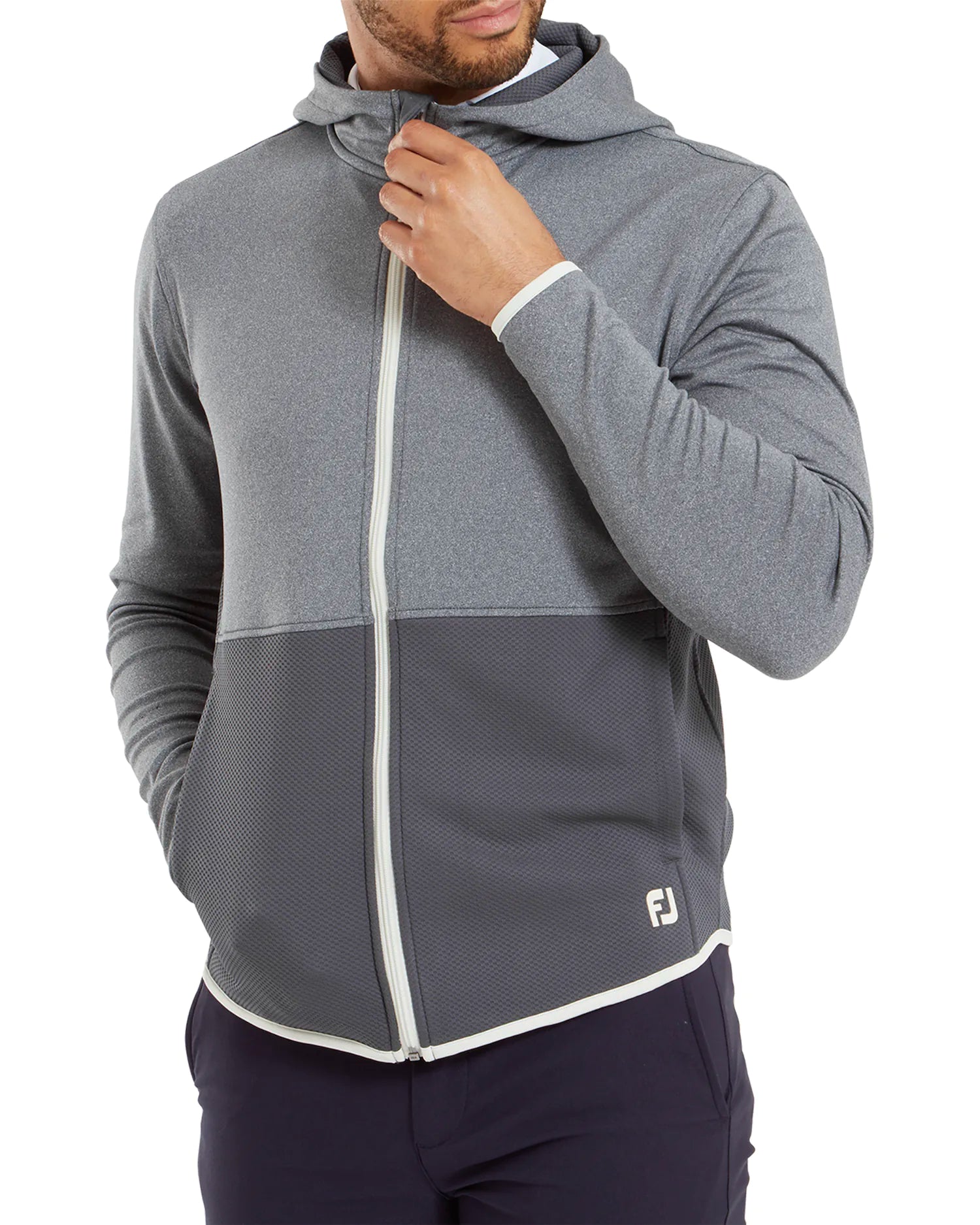 FootJoy ThermoSeries Full-Zip Hoodie Golf Mid Layer AW23