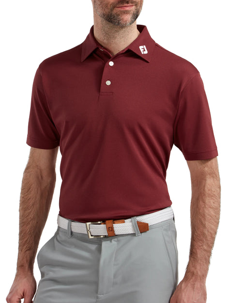 FootJoy Stretch Pique Solid Golf Polo