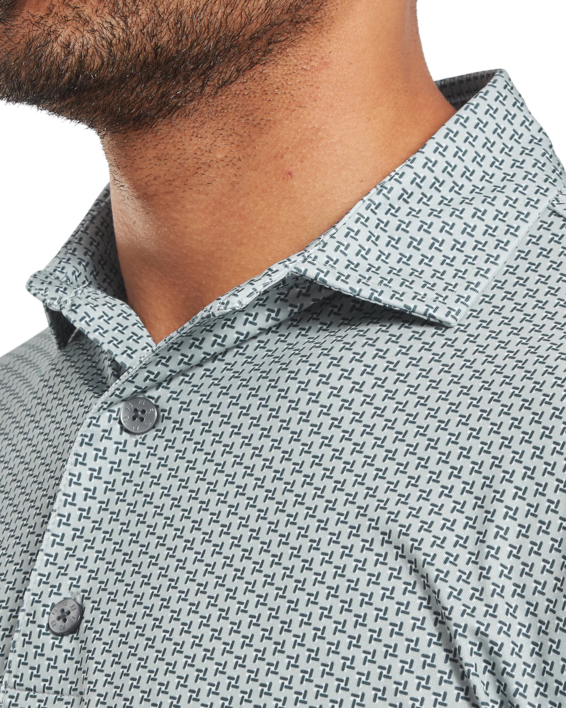 FootJoy Houndstooth Geo Lisle Golf Polo SS25