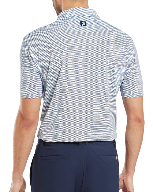 FootJoy Irongate Print Lisle Golf Polo SS25