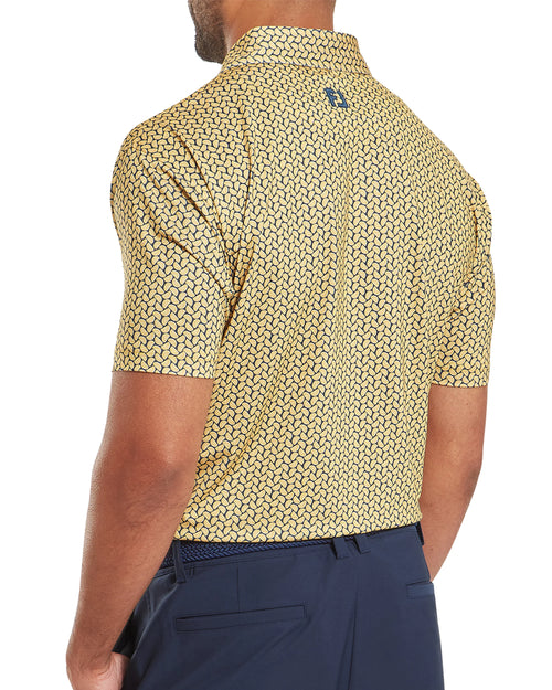 FootJoy Citrus Print Lisle Golf Polo SS25