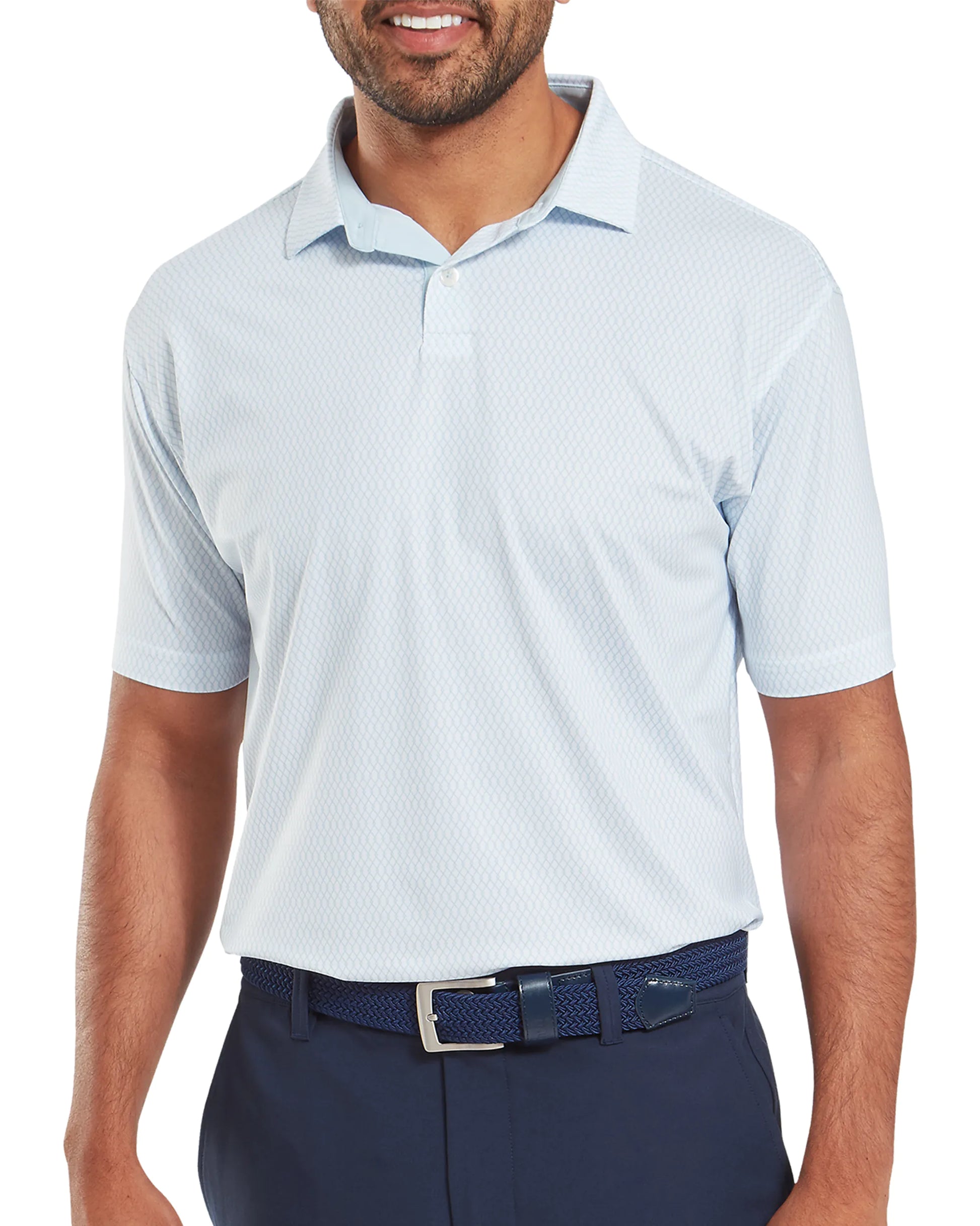 FootJoy Irongate Print Lisle Golf Polo SS25